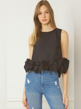 Entro Ruffle-Hem Top